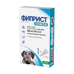 Фиприст Комбо (КРКА) для собак (20-40 кг), 1пип/уп.