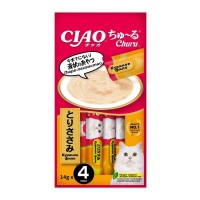 INABA CIAO крем-лакомство для кошек Churu пюре Куриное филе, 14 г х 4 шт