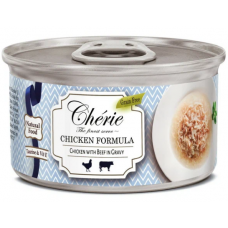Консервы PETTRIC Cherie для кошек, куриное филе с кусочками говядины