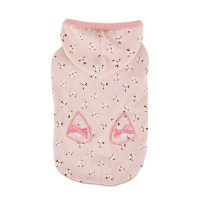 PINKAHOLIC Футболка с капюшоном для собак "Fiorella", розовая