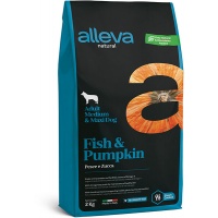 Сухой корм для взрослых собак средних и крупных пород Alleva Natural Fish & Pumpkin Medium/Maxi