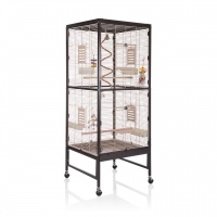 MONTANA Клетка для малых птиц "Paradiso 60", choco-vanile, 60х60х155см