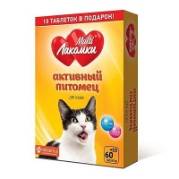 МультиЛакомки витаминиз. лакомство для кошек Активный питомец 70 таб