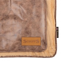 SCRUFFS Одеяло для животных "Knightsbridge", экокожа, шоколадное, 110х72,5см