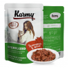Karmy Sterilized влажный корм для стерилизованных кошек и кастрированных котов, Телятина в желе 80 г